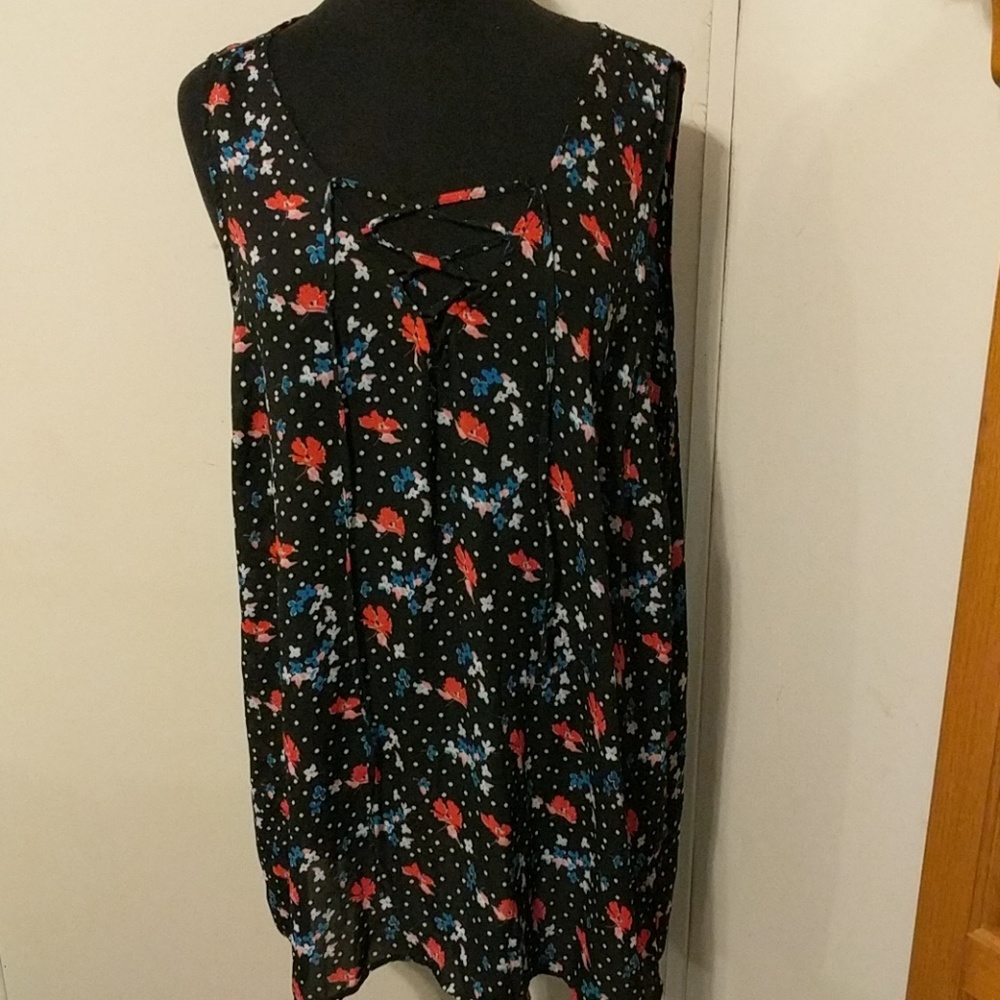 Floral print top